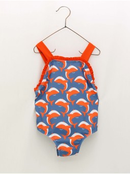 Bañador niña Ballenas