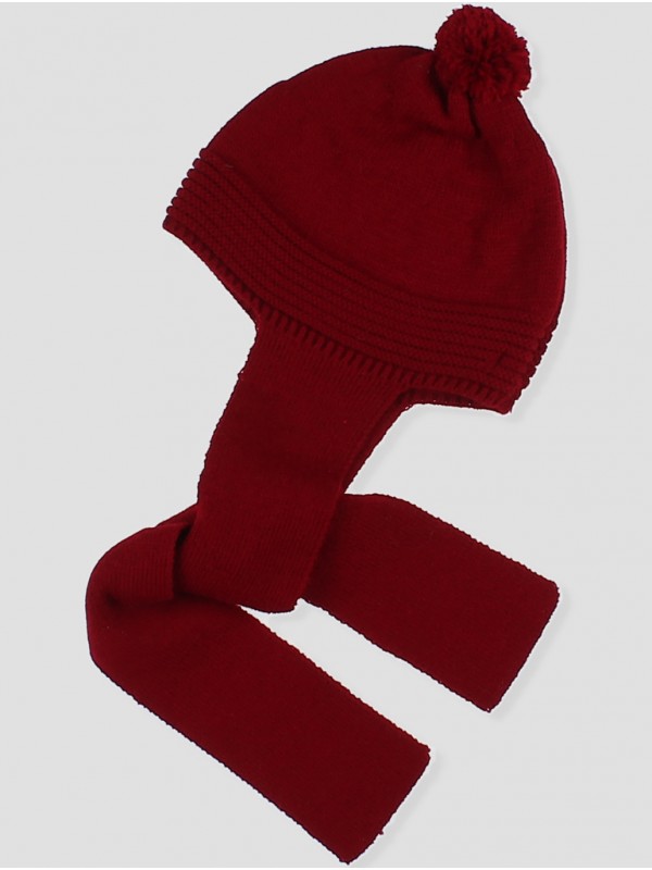 Gorro bufanda con pompón