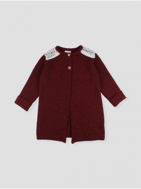 Girls knit coat
