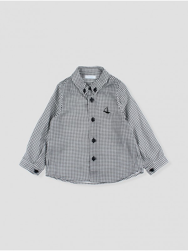Camisa Vichy Negro