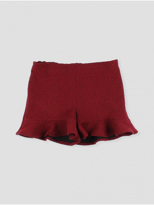 Pantalón corto Burgundy