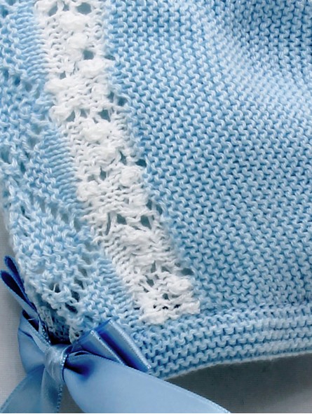 Baby boy-girl knit bonnet