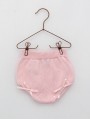 Baby boy-girl knit bloomers with bow