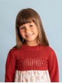 Short girl knitted jumper