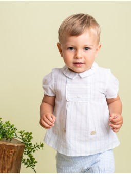 Camisa rayas y pantalón gomas