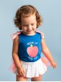 Baby girl set of T-shirt and bloomers
