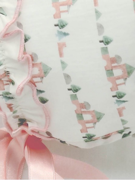 Capota estampado casitas
