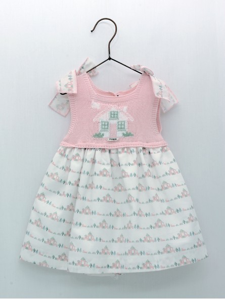 Skirt-like baby girl dress