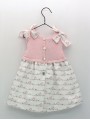 Skirt-like baby girl dress