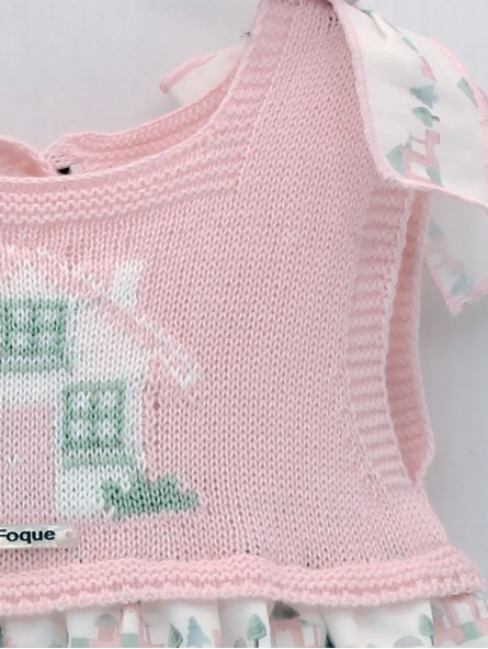 Skirt-like baby girl dress