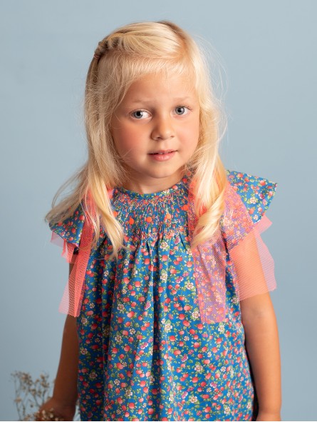Vestido estampado manzanitas