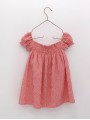 Vestido gomas en microcuadro vichy