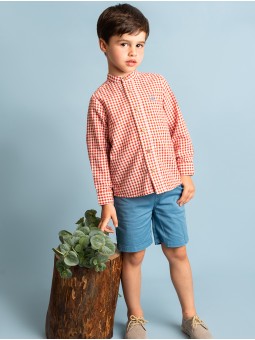Canvas four-pocket boy shorts
