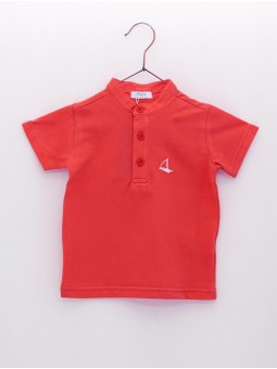 Polo piquÃ© cuello mao