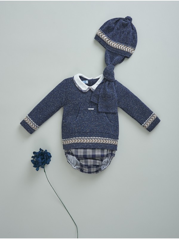 Gorro bufanda pompón