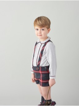 Conjunto dos piezas camisa y pantalón tirantes