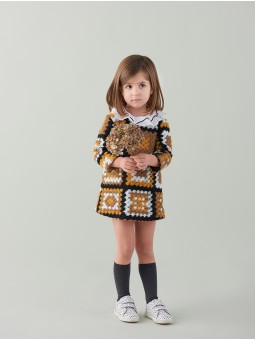 Vestido patchwork 