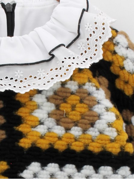 Vestido patchwork 