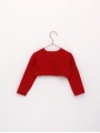 Bolero garter stitch jacket