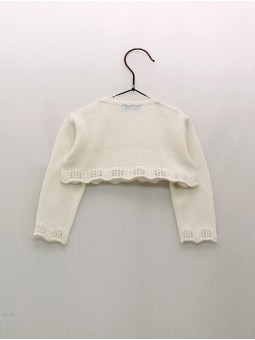 Chaqueta con Puntilla Valencienne