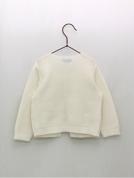 Long garter stitch jacket
