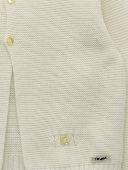 Long garter stitch jacket