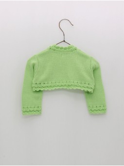 Wave knit jacket