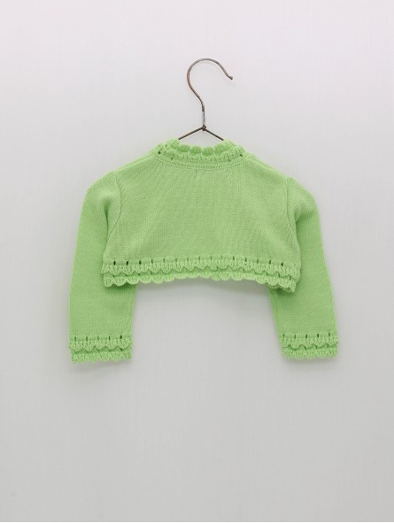 Wave knit jacket