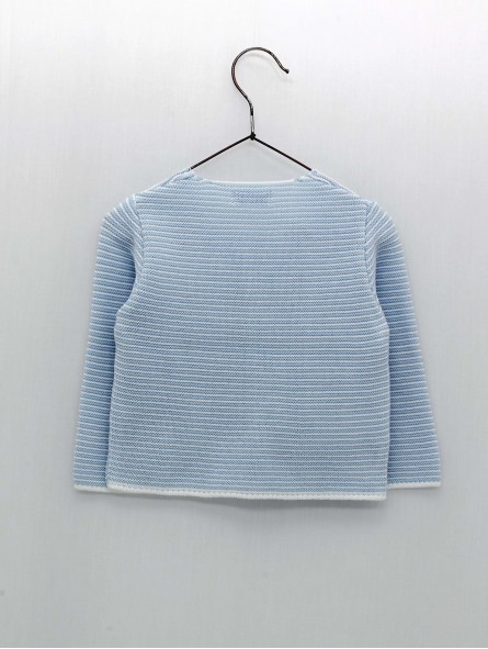 Jaqueta longa listada