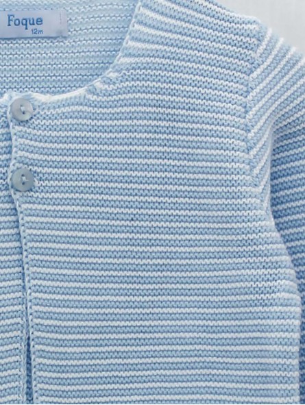 Jaqueta longa listada