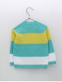 Striped jumper with kangaroo pocket