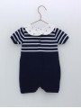 Sailor knit romper