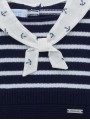 Sailor knit romper