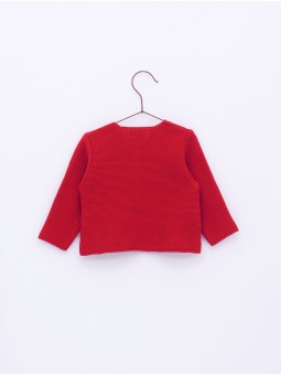 Garter stitch jacket