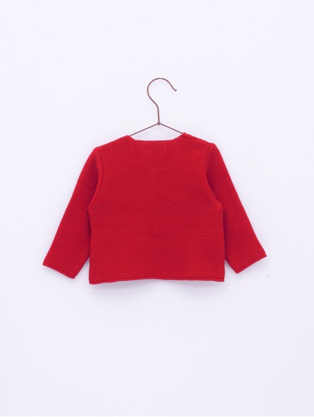 Garter stitch jacket