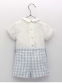 Camisa e calça curta vichy