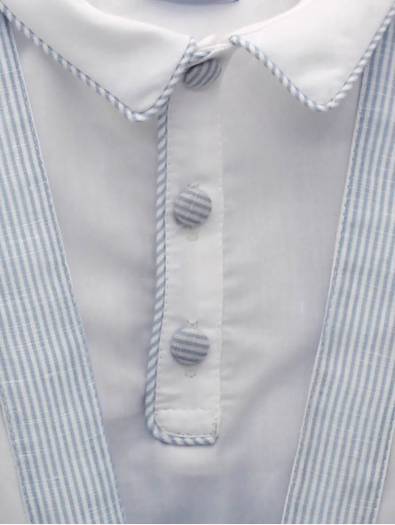 Striped blouse and pants set