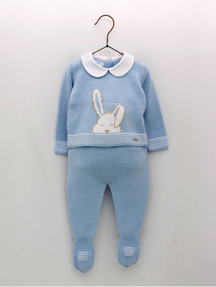Conjunto niño primera puesta conejito