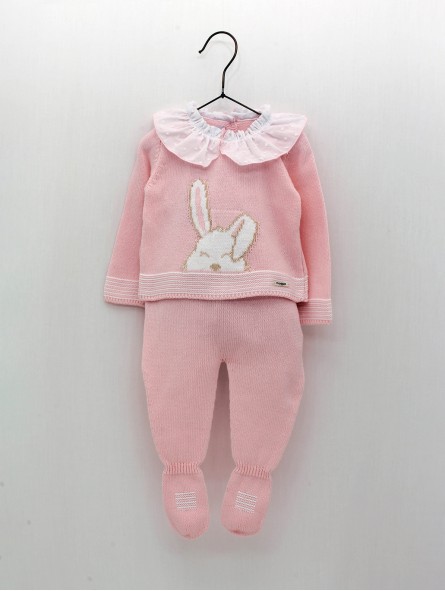 Conjunto niña primera puesta conejito
