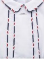 Camisa bebé e calça curta listras