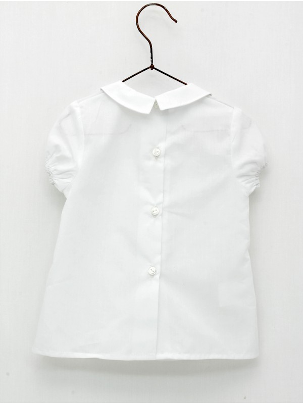 Camisa batista cuello camisero