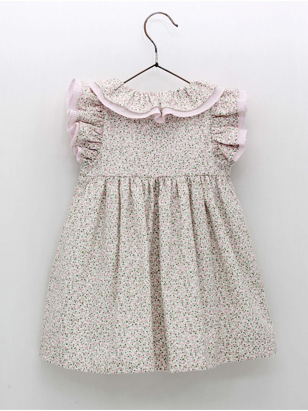 Vestido liberty con volantes