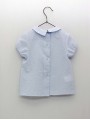 Camisa batista celeste