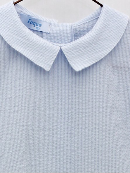 Camisa batista celeste