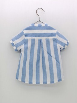 Camisa manga curta listras