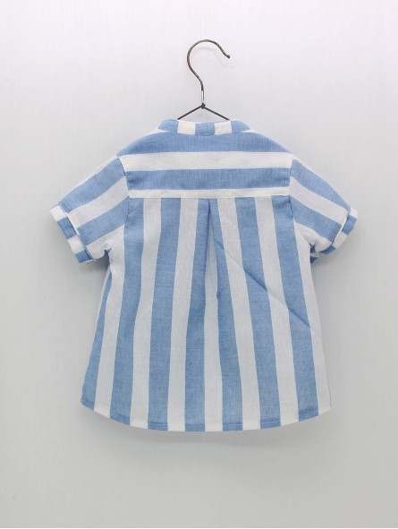 Striped short sleeve shirt