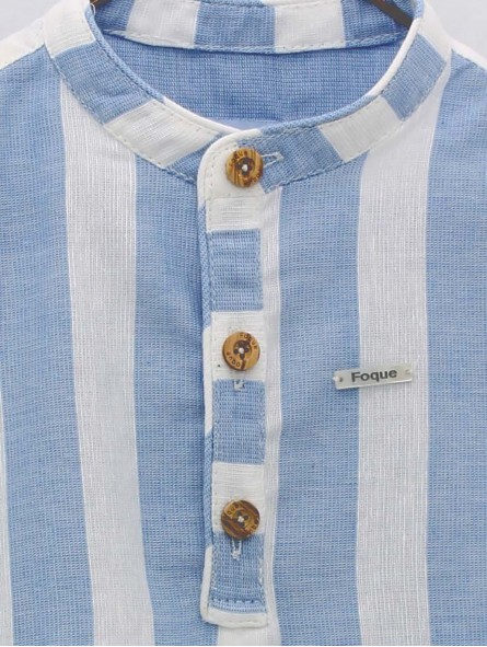 Striped short sleeve shirt