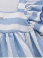 Vestido rayas manga con volantes