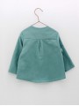 Green linen shirt