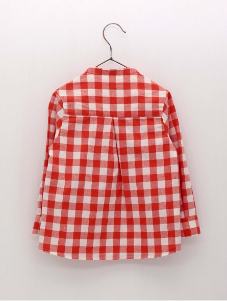 Gingham long sleeve shirt